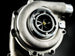 DURAMAX LLY-LMM TTS GEN2 68/71 turbocharger housing with turbine wheel, silver finish, yellow oil fitting