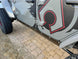 JLU Boatside Steel & Aluminum Rocker Armor Artec Industries on Jeep Wrangler JLU, gray steel/aluminum rocker protection