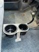 JC Customs Ford F-Series auto shifter mounted cup holder with dual black plastic cups and metal bracket