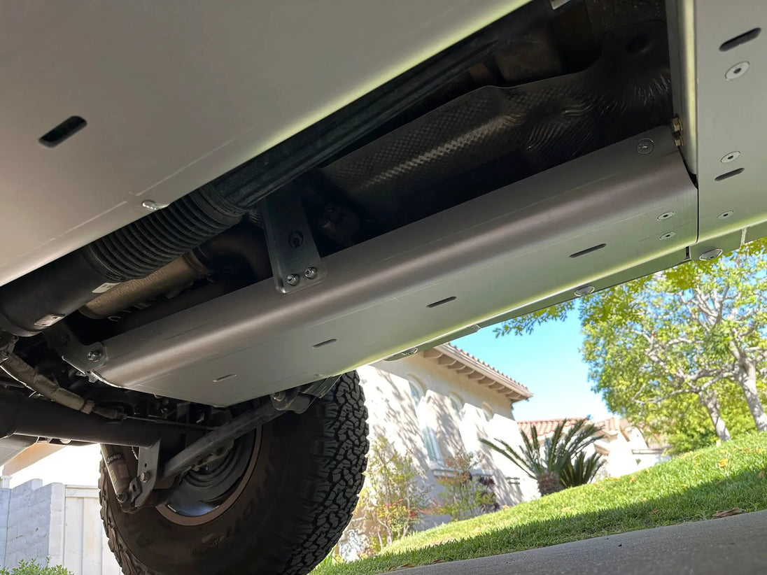 JLU MagnaFlow Exhaust Skid Aluminum Belly Pan for 4-Door Jeep Wrangler JL by Artec Industries