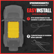 Sun shade for Ford Bronco (2021–2026) by SpiderWebShade in yellow solid color
