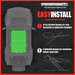 SPIDERWEBSHADE Sun Shade for Ford Bronco 2021–2026; green solid shade top installed