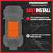 Sun Shade for Ford Bronco (2021–2026) by SpiderWebShade, solid orange shade top installed.
