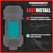 Sun shade top for Ford Bronco by SpiderWebShade; teal solid color shade installed on roof.