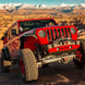 Nighthawk Front Bumper with Aluminum Skid by Artec for JK/JL/JT