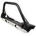 Nighthawk Stinger Front Bumper with Aluminum Skid, black for JK/JL/JT Artec