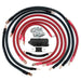 Big7Kits Battery Cable Kit for Jeep Wrangler JL 2018-2024 wiring harness with red/black cables and copper lugs