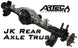 Artec JK Rear Coil Perches and Retainers (Pair) on Jeep JK rear axle truss