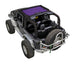 Sun Shade for Jeep Wrangler JK 2-Door by SPIDERWEBSHADE, solid purple top
