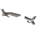 JK APEX Front Axle Armor Kit Artec, axle trusses, steel, gray