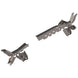 Artec JK APEX Front Axle Ultimate Armor Kit front axle trusses, gray steel pair