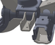 Artec JK Front Shock Mount Brackets for Jeep JK, gray steel, pair