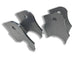 JK Rear UCA Brackets (pair) - metal gray upper control arm axle brackets for Jeep Wrangler JK rear axle
