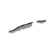 Artec JK APEX Front Axle Truss, two-piece steel front axle truss with mounting holes, silver finish