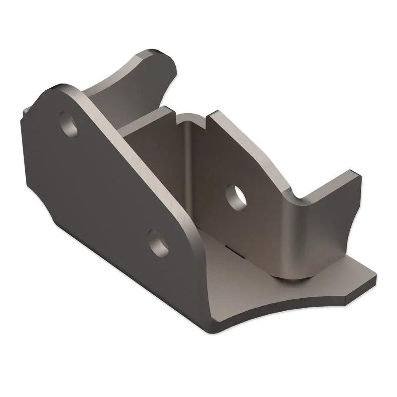 Artec JK APEX Stock Tracbar Bracket for Jeep JK Wrangler, heavy-duty steel, gray finish