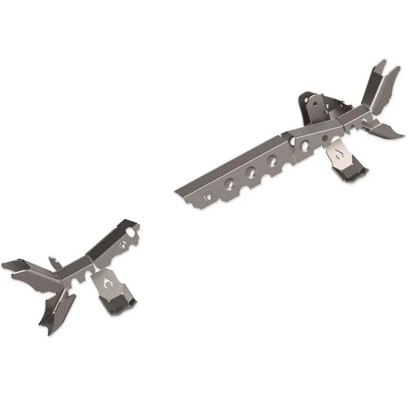 Artec JK APEX Front Axle Armor Kit Jeep JK front axle truss components in gray