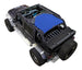 Sun shade for Jeep Wrangler JKU 4-Door by SpiderWebShade, solid blue shade top