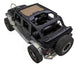 Sun shade for Jeep Wrangler JKU 4-Door by SPIDERWEBSHADE, solid tan shade top