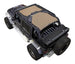 SPIDERWEBSHADE Sunshade for Jeep Wrangler JKU 4-Door, tan solid color shade top