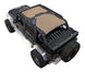 SPIDERWEBSHADE Sunshade for Jeep Wrangler JKU 4-Door, tan solid color shade top