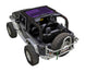 Sun Shade by SpiderWebShade for Jeep Wrangler JK 2-Door, stock-printed purple flag top