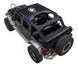Sun shade top for Jeep Wrangler JKU 4-Door by SpiderWebShade, black stock printed design