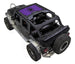 Sun shade top SPIDERWEBSHADE for Jeep Wrangler JKU 4-Door, purple printed shade