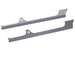 JLU Aluminum Rocker Armor panels (set of 3) Artec Industries gray aluminum rocker guards for Jeep Wrangler JL