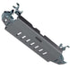 Artec JLU 392 Muffler & Tip Skid Bellypan, gray metal undercarriage protection