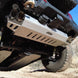 JLU 392 Muffler & Tip Skid Artec silver bellypan for Jeep Wrangler JL
