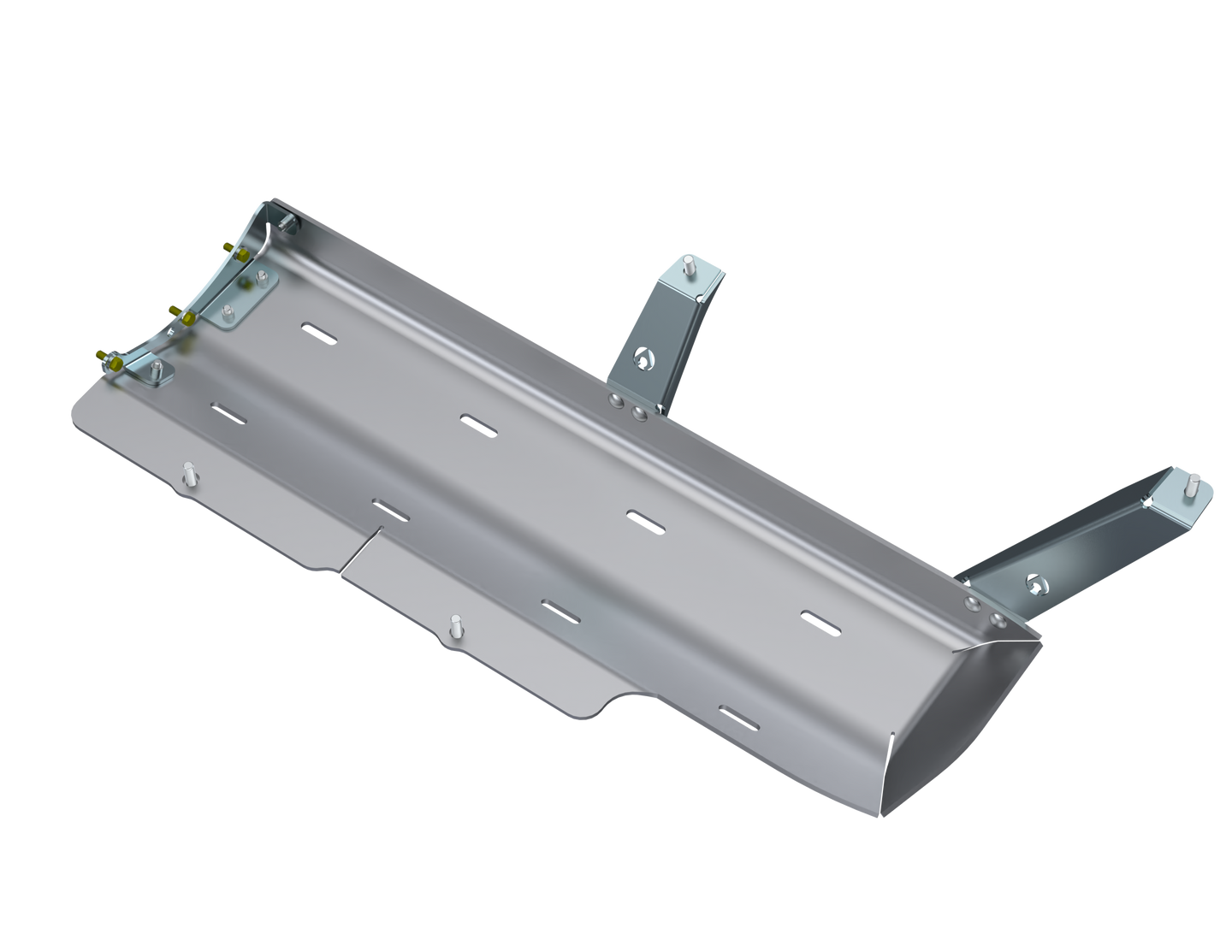 Exhaust Skid Artec Industries for JLU 3.6L/2.0L/392 Belly Pan, steel construction