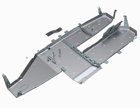 Artec Industries JLU 4XE Bellypan Skid With Power Pack & Exhaust Skids for Jeep Wrangler JL 4xe
