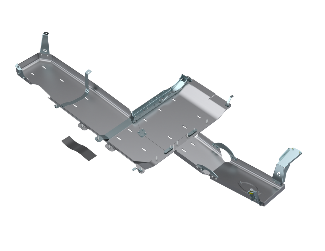 Artec JLU Full Bellypan With Oil Door Aluminum bellypan for 2018-2020 Jeep JL Unlimited 4-Door (3.6L)