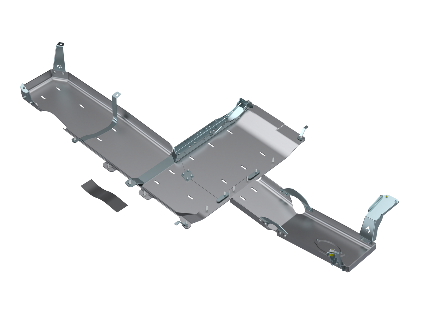 Artec JLU Full Bellypan With Oil Door Aluminum bellypan for 2018-2020 Jeep JL Unlimited 4-Door (3.6L)