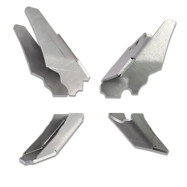 Artec JL-JT Inner C Gussets 4-piece set, silver metal gussets for Jeep Wrangler JL and Gladiator JT frames