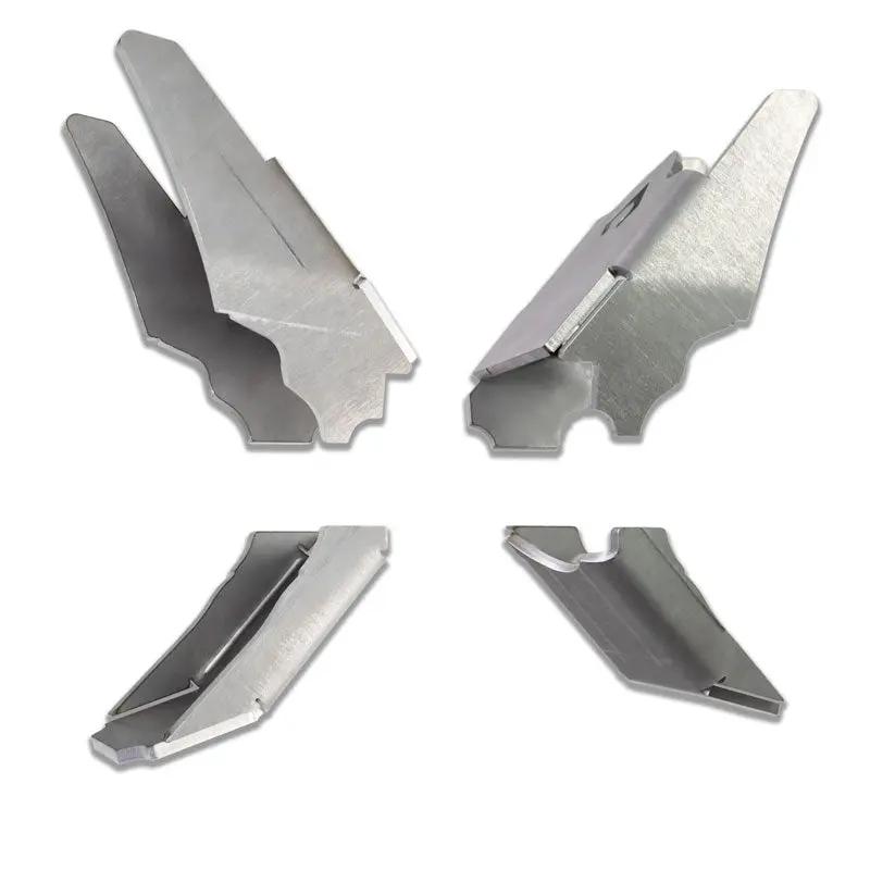 Artec JL-JT Inner C Gussets 4-piece set, silver metal gussets for Jeep Wrangler JL and Gladiator JT frames
