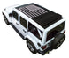 Sun Shade for Jeep Wrangler JLU Sky One Touch Power Top, SpiderWebShade, stock printed flag design, black shade top