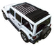 Sunshade by SpiderWebShade for Jeep Wrangler JLU Sky One Touch Power Top with stock printed flag design