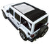 Sun Shade for Jeep Wrangler JLU Sky One Touch Power Top by SpiderWebShade, solid color shade top