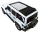 Sun Shade for Jeep Wrangler JLU Sky One Touch Power Top by SpiderWebShade, solid color shade top