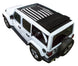 Sun shade top for Jeep Wrangler JLU with stock printed American flag shade pattern (2018–2026)