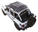 SpiderWebShade sun shade top for Jeep Wrangler JLU 4-Door with stock printed flag design