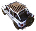 Sun Shade for Jeep Wrangler JLU 4-Door by SPIDERWEBSHADE with tan American flag print