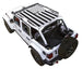 Sun Shade SPIDERWEBSHADE for Jeep Wrangler JLU 4-Door, stock-printed shade top with black American flag design.
