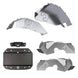 Artec JL/JT Front Inner Fenders pair with light brackets and liners, aluminum, for Jeep Wrangler JL/JT
