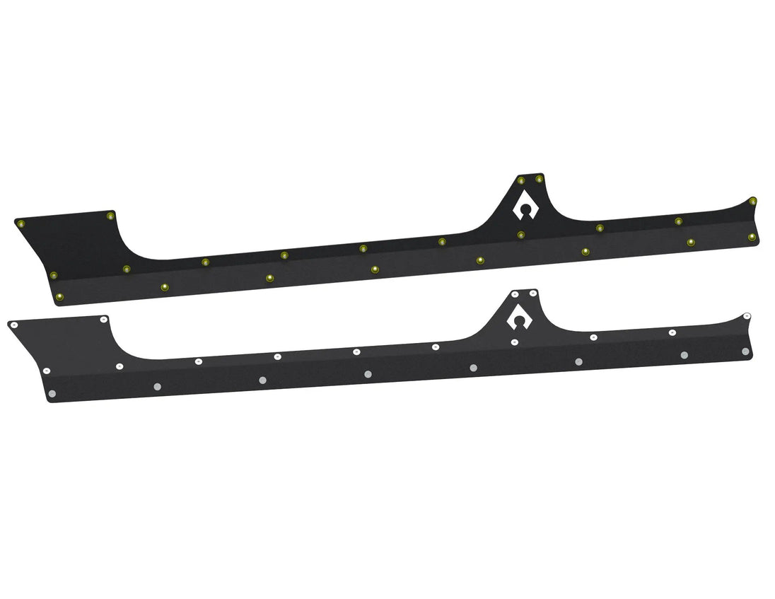 JLU Aluminum Rocker Armor Artec Industries, aluminum rocker protection panel for Jeep JL/JLU