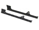 Artec JLU Aluminum Rocker Armor for Jeep Wrangler JL/JLU; black aluminum rocker panels with gold mounting bolts