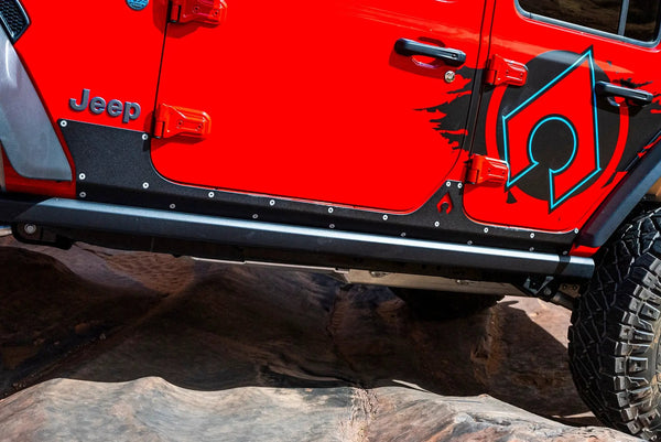 JLU Aluminum Rocker Armor Artec Industries for Jeep Wrangler JL