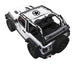 SPIDERWEBSHADE sun shade top for Jeep Wrangler JL 2-Door; white printed shade with spider-web motif