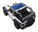 Sun Shade SPIDERWEBSHADE for Jeep Wrangler JL 2-Door stock printed shade top, blue design